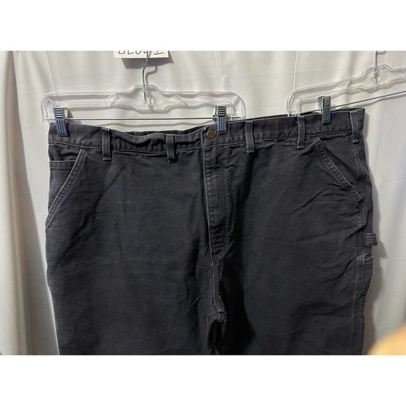 Carhartt Jeans Men's Size 48 x 30 Work Black Denim - Picture 11 of 11